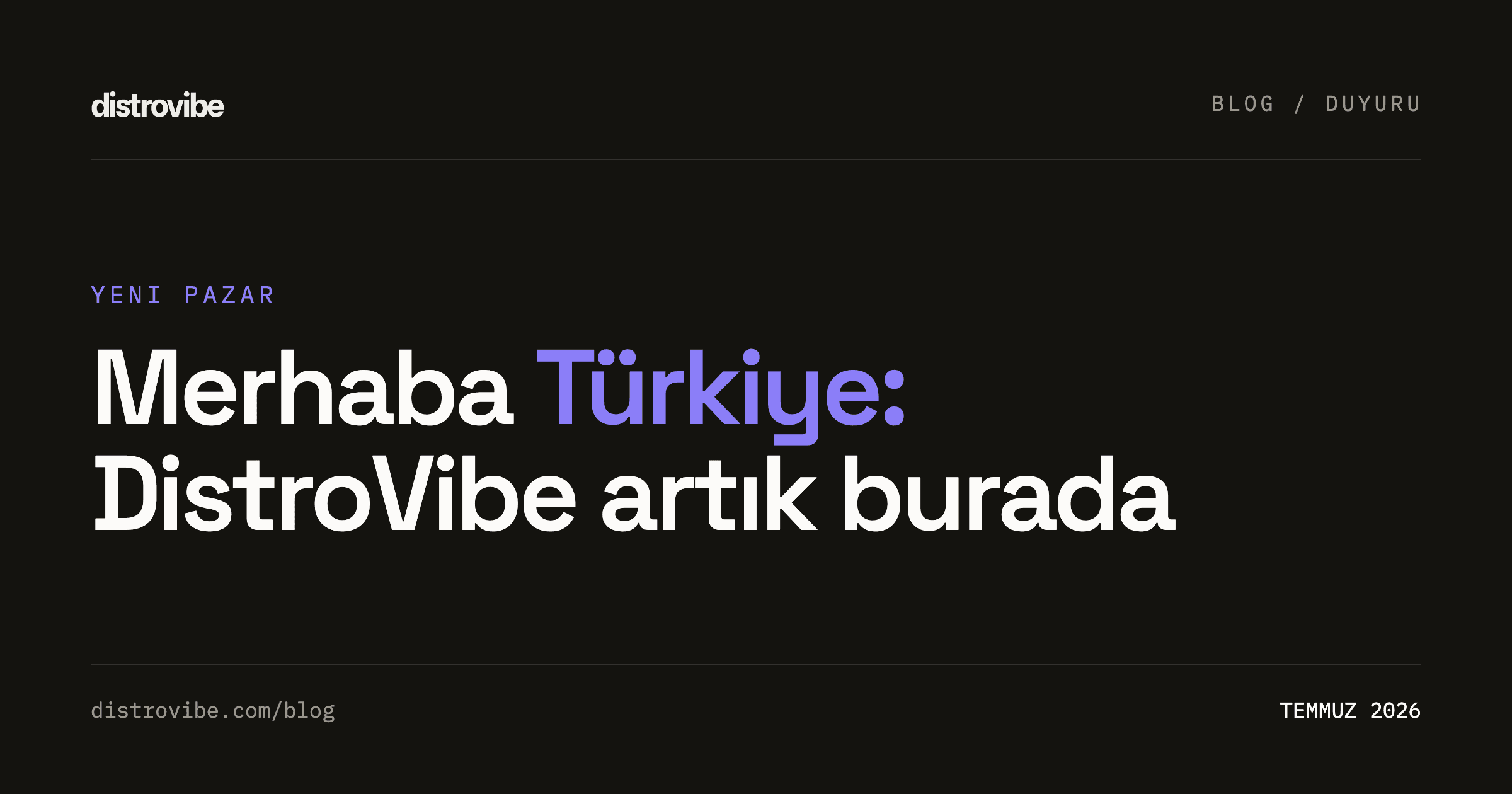 Distrovibe Is Now in Turkey  Empowering Turkish Independent Artists Worldwide